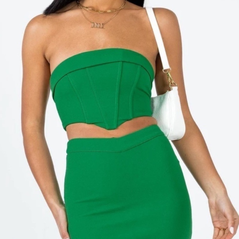Princess Polly Emerald Green Top corset